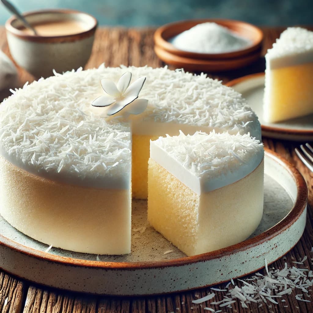 Bolo de Tapioca Gelado