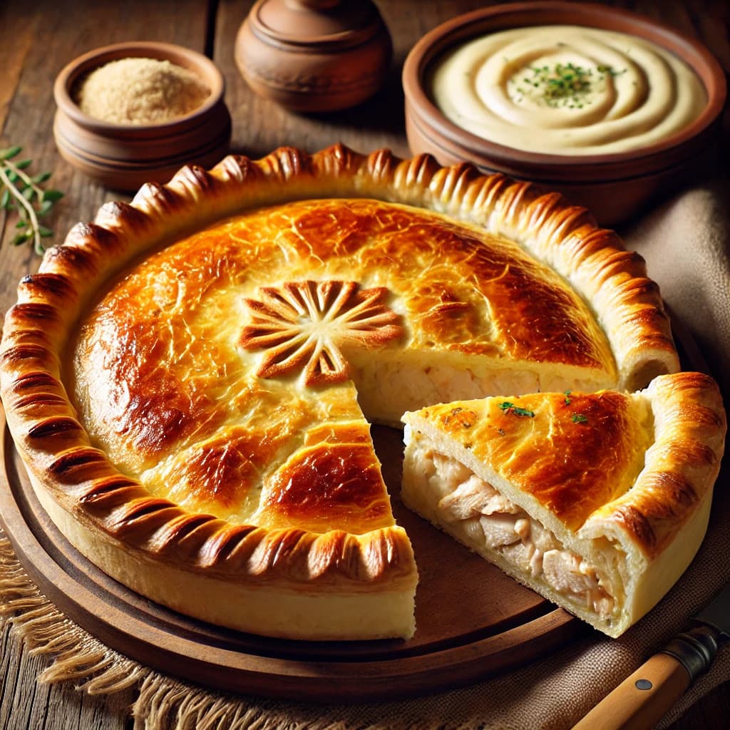 Empadão de Frango Cremoso