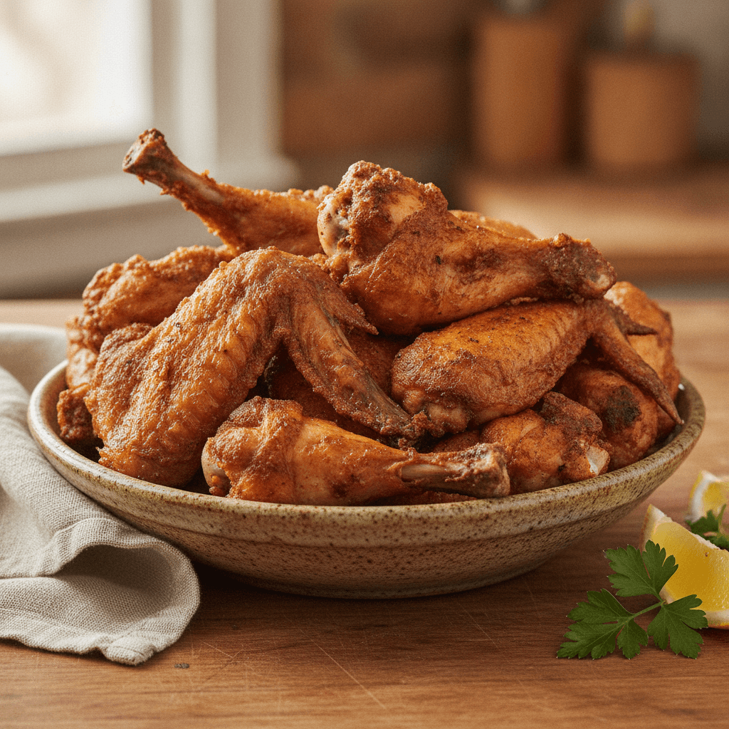 Frango a Passarinho Crocante