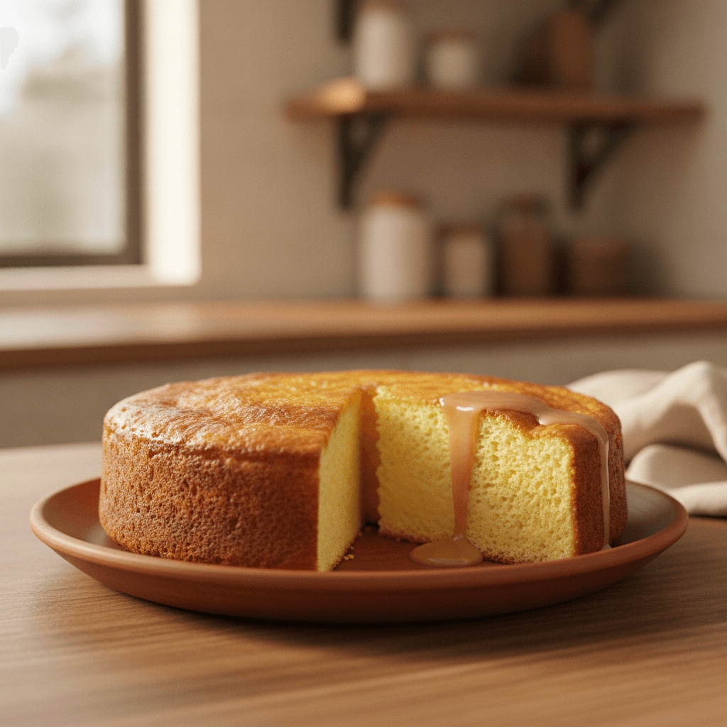 Bolo de Fubá Cremoso